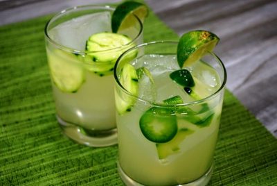 Skinny Cucumber Jalapeno Margarita