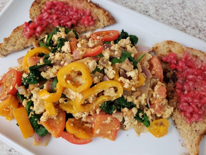 Green Zone Tofu Breakfast Scramble