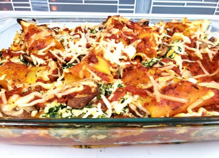 Mushroom Tofu Lasagna By Green Zone Fitness