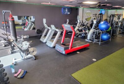 Cardio area at Green Zone Fitness